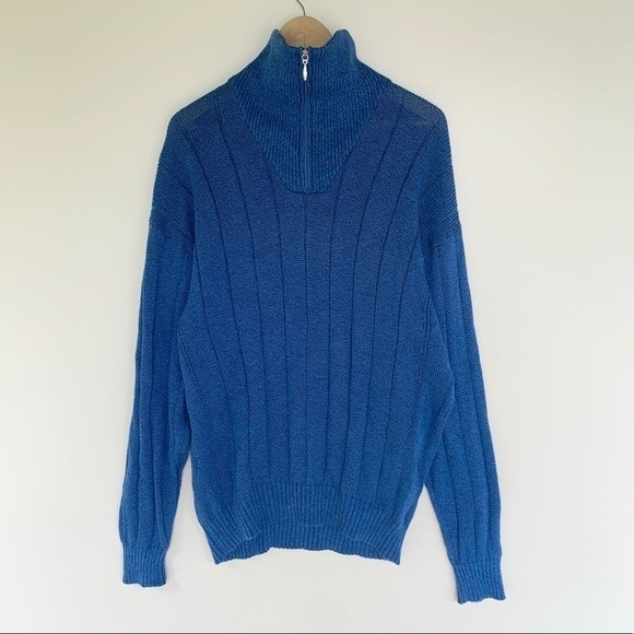 Bullock & Jones Quarter Zip Knit Sweater - Picture 2 of 8